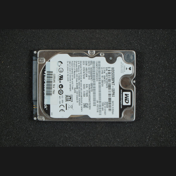 WD5000BPKT-08PK4 Western Digital WD 500GB SATA Hard Drive FRU 54Y8377 08PK4T0