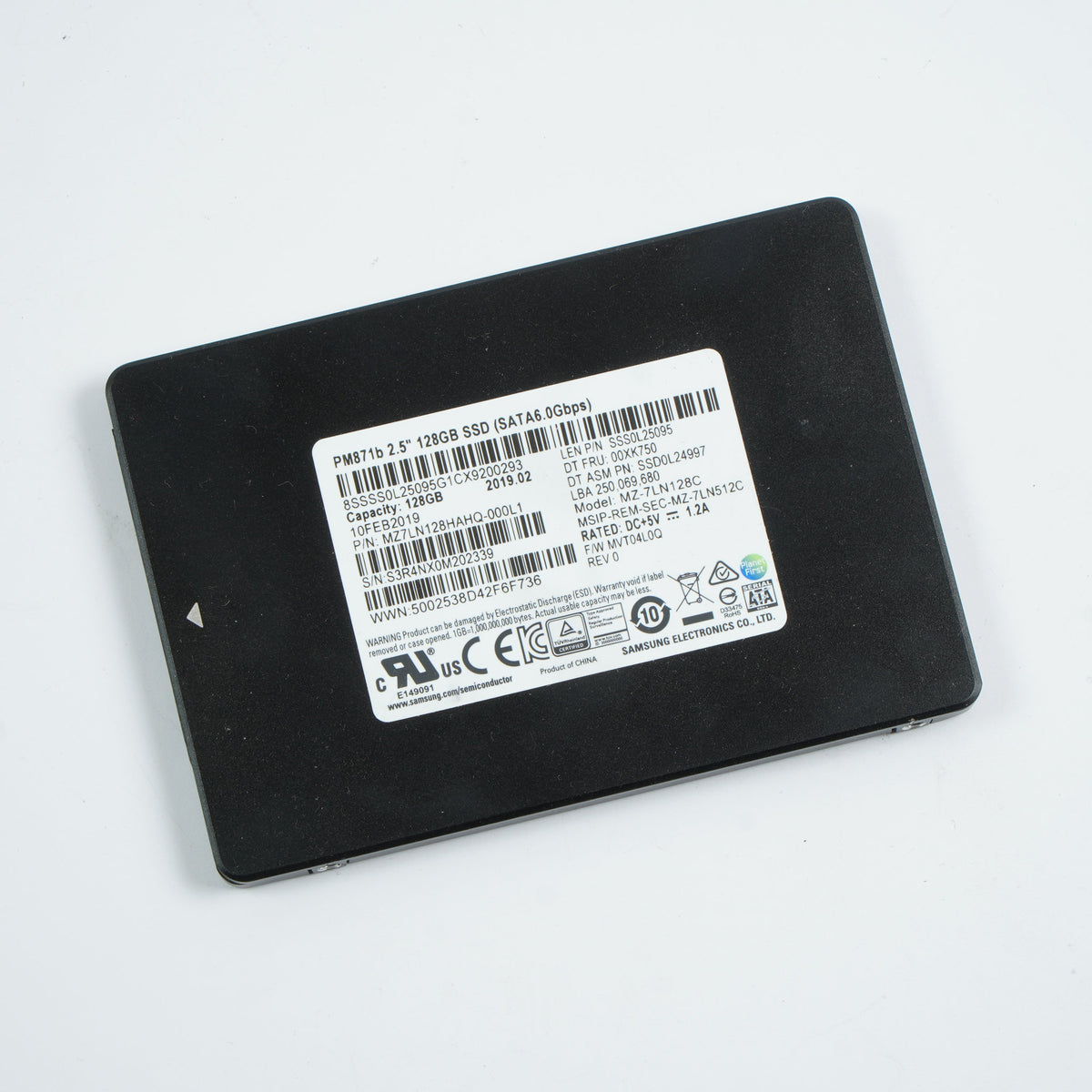 Samsung MZ7LN128HAHQ-000L1 128GB 2.5" SSD Solid State Disk Drive