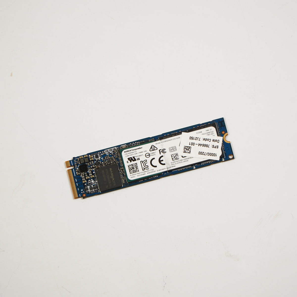 Kioxia KXG60ZNV512G XG6 512GB M.2 2280 NVMe PCIe Gen3 x4 SSD