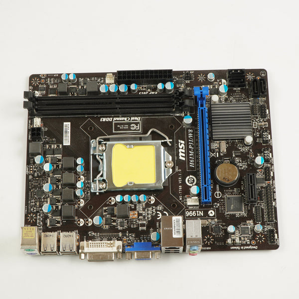 MSI H61M-P31/W8 MS-7788 Socket 1155 System Board without backplate