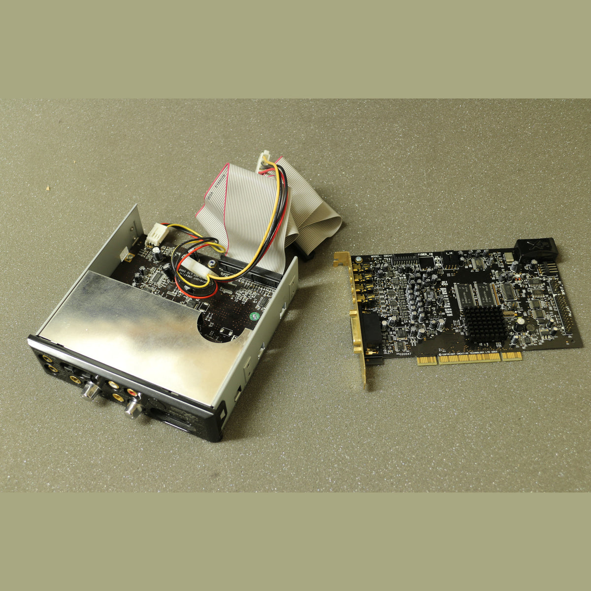 Creative Soundblaster SB0460 PCI Sound Card with SB0250 X-Fi Fatal1TY i/o Box