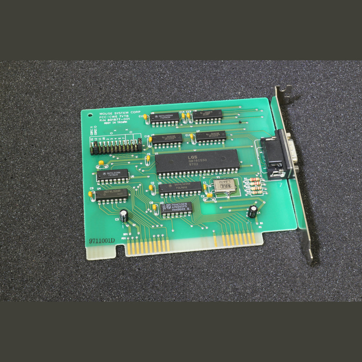 Mouse System Corp 801877-001 ISA Card for Serial Mice