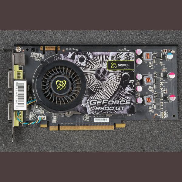 XFX GeForce 9800 GT 512MB DDR2 Dual DVI DVI TV PV-T98G-YH PV-T98G-F3 Card