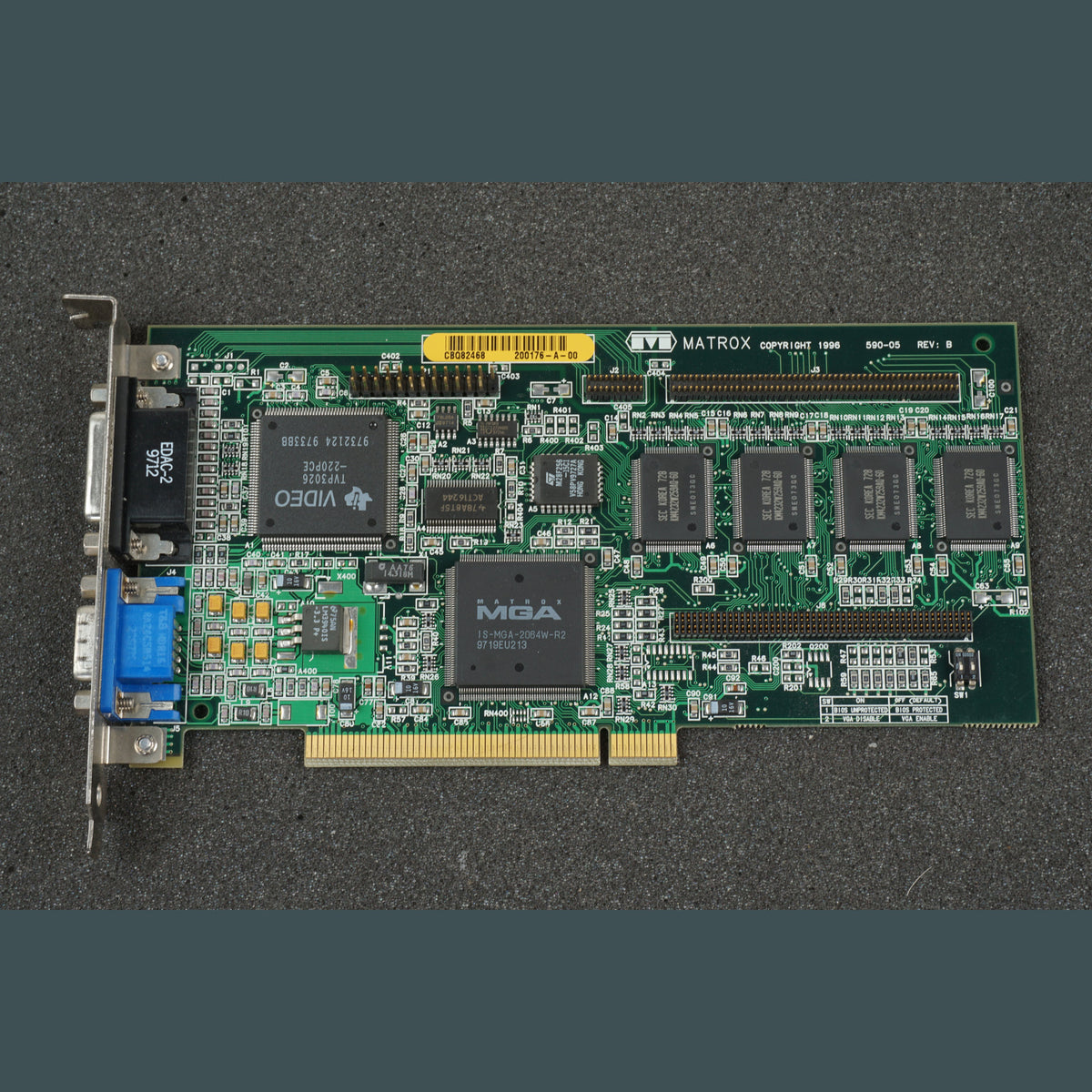 IBM FRU 75H9227 Matrox Millenium MGA-MIL/4/IB3 PCI VGA DVI Graphics Card
