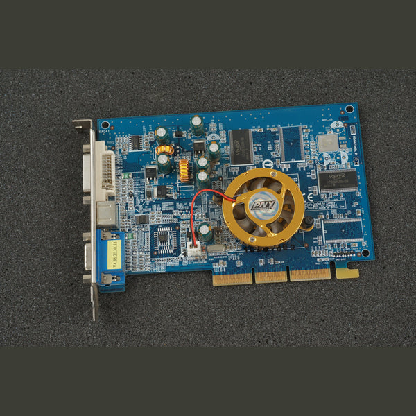 PNY FX5700LE 128MB AGP DVI VGA SVIDEO Graphics Card