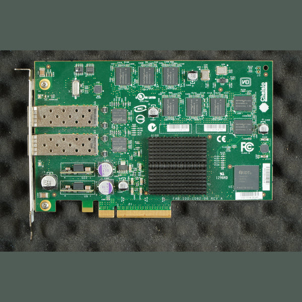 111-00603+A0 NetApp Chelsio 110-1114-30 PCIe Dual Port 10GbE SFP+ Card