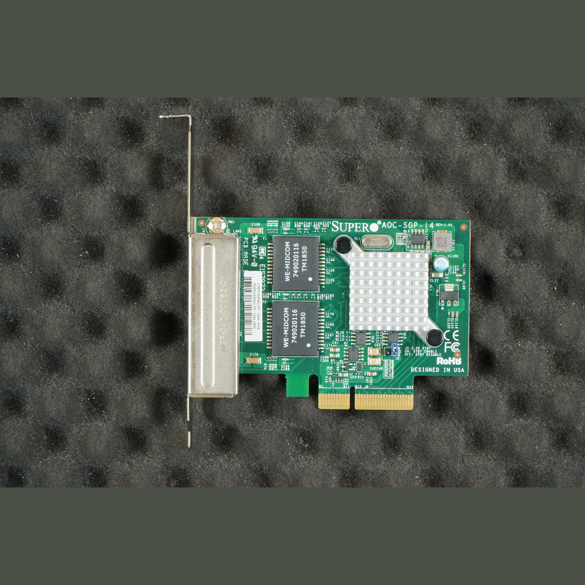 AOC-SGP-i4 SuperMicro PCIe 4-Port Gigabit Ethernet Adapter Card