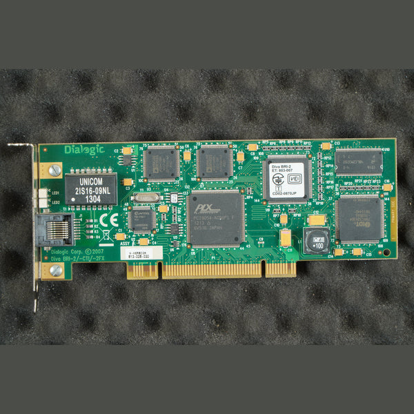 Dialogic Diva BRI-2 Low Profile BRI-2/-CTI/-2FX Card 813-028-03D