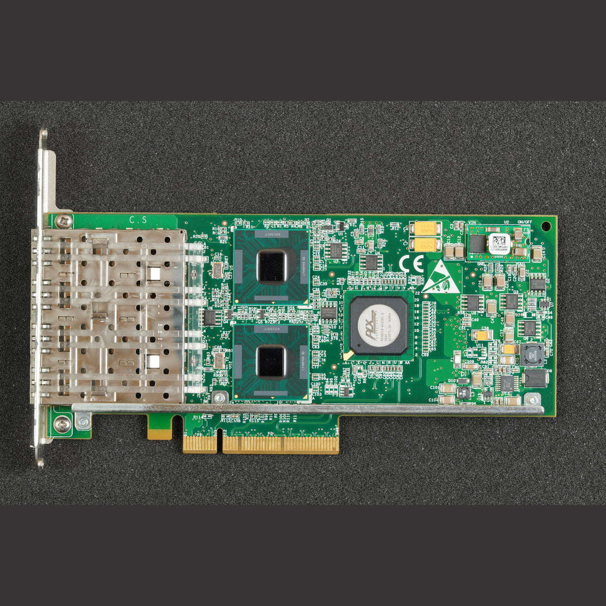 Silicom PEG4SFPI6-RoHS Quad Port Fiber Gigabit SGMI Adapter Card Rounded Bracket