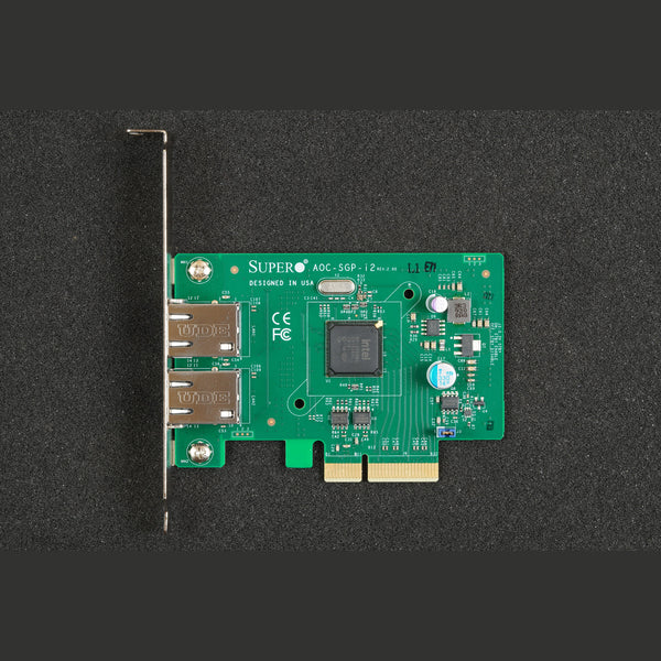 SuperMicro AOC-SGP-i2 Full Height 2-Port Gigabit Ethernet Adapter Card
