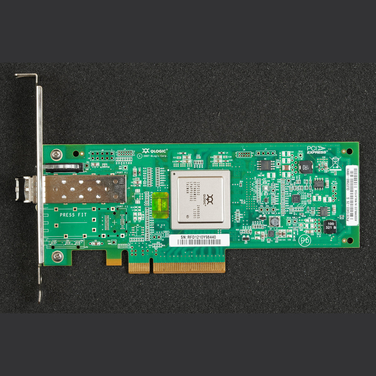 IBM FRU 42D0507 Qlogic QLE2560-IBMX 8GB PCIe Single Port HBA Card