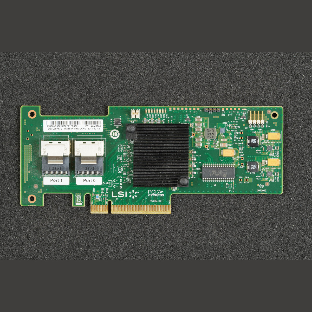 IBM FRU 46M0861 Internal ServeRAID M1015 RAID Controller Card without Bracket