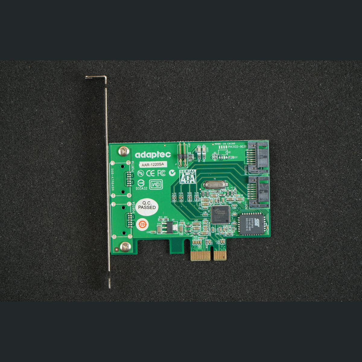 Adaptec SATA II RAID 1220SA 2-Port PCIe Card AAR-1220SA