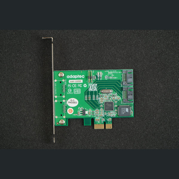 Adaptec SATA II RAID 1220SA 2-Port PCIe Card AAR-1220SA