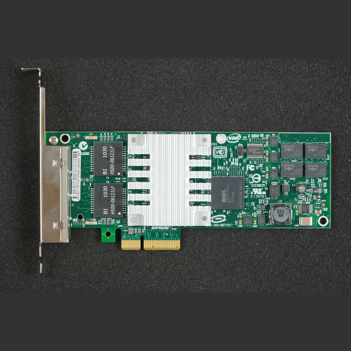 Intel D64202-007 PRO/1000 PT Quad Port PCIe Server Adapter Card NIC