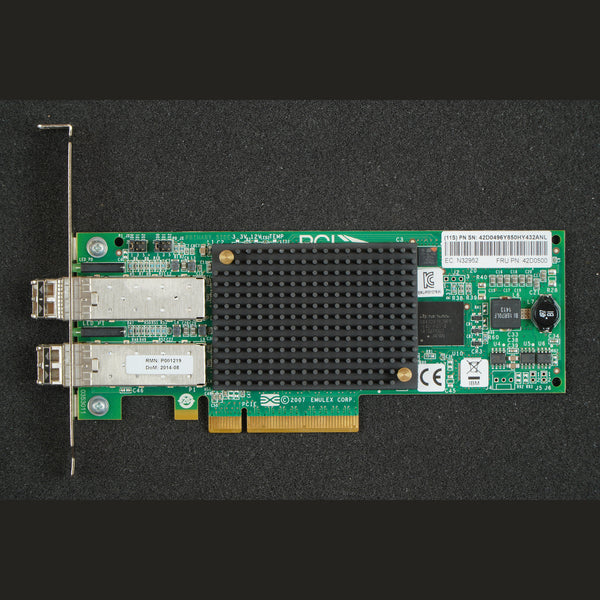 IBM FRU 42D0500 PCIe 8GB FC HBA Adapter Card LPE12002