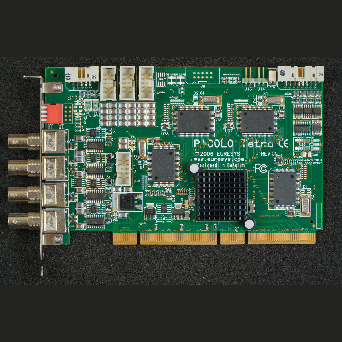 Euresys PICOLO Tetra PCI Video Capture Card 4x BNC Frame Grabber