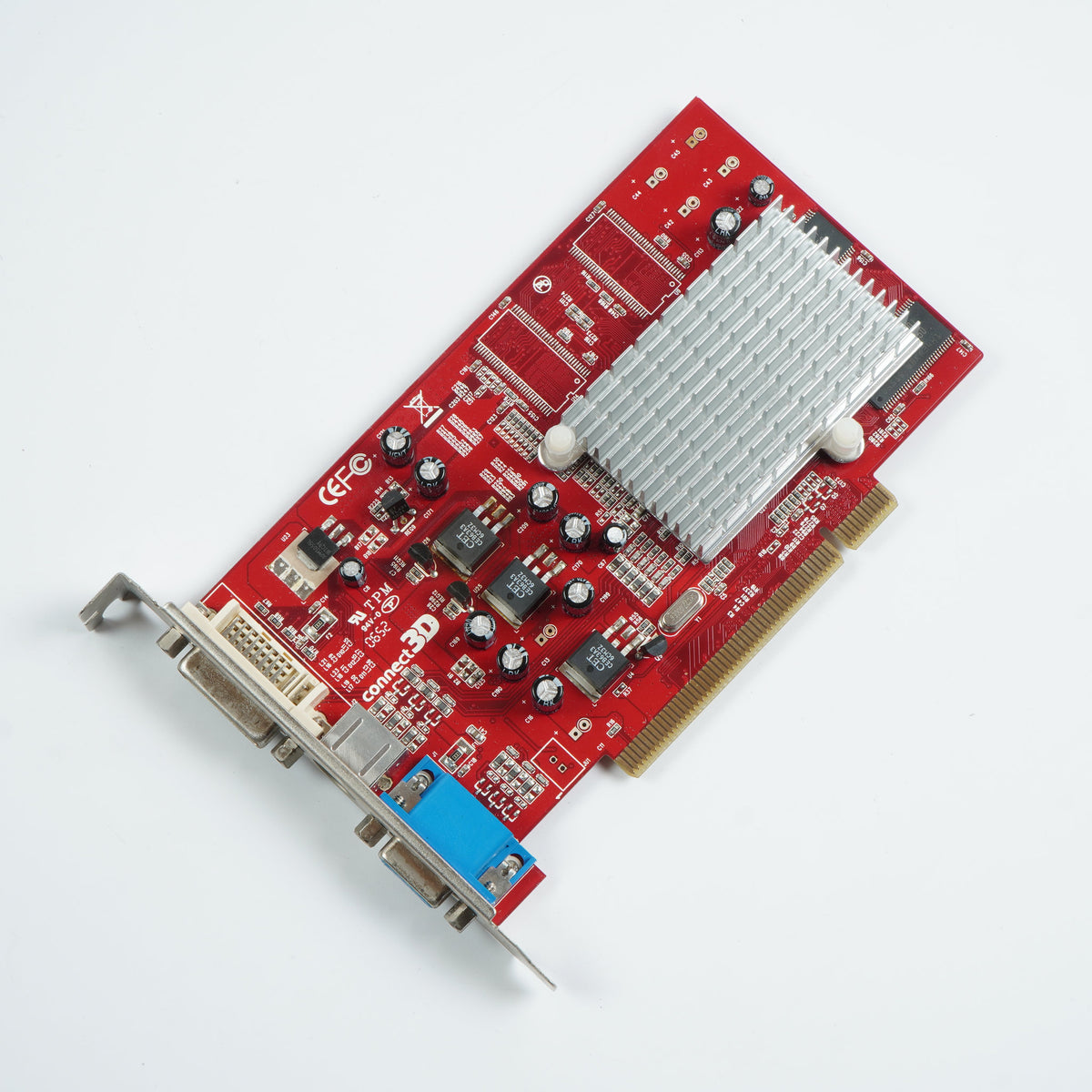 Connect3D ATI Radeon 9250 128MG PCI Graphics Card DVI VGA S-Video Card C3D 6079