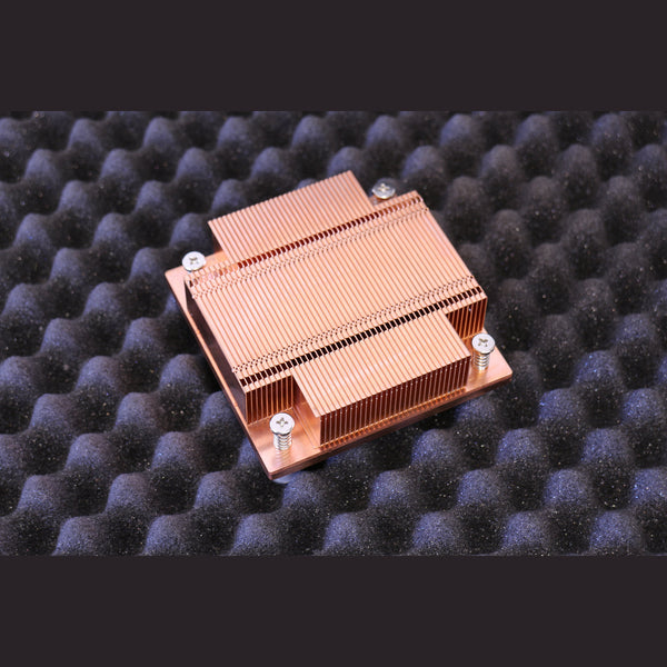 1U Solid Copper Socket 775 Heatsink Cooler with Baseplate Mini-002X