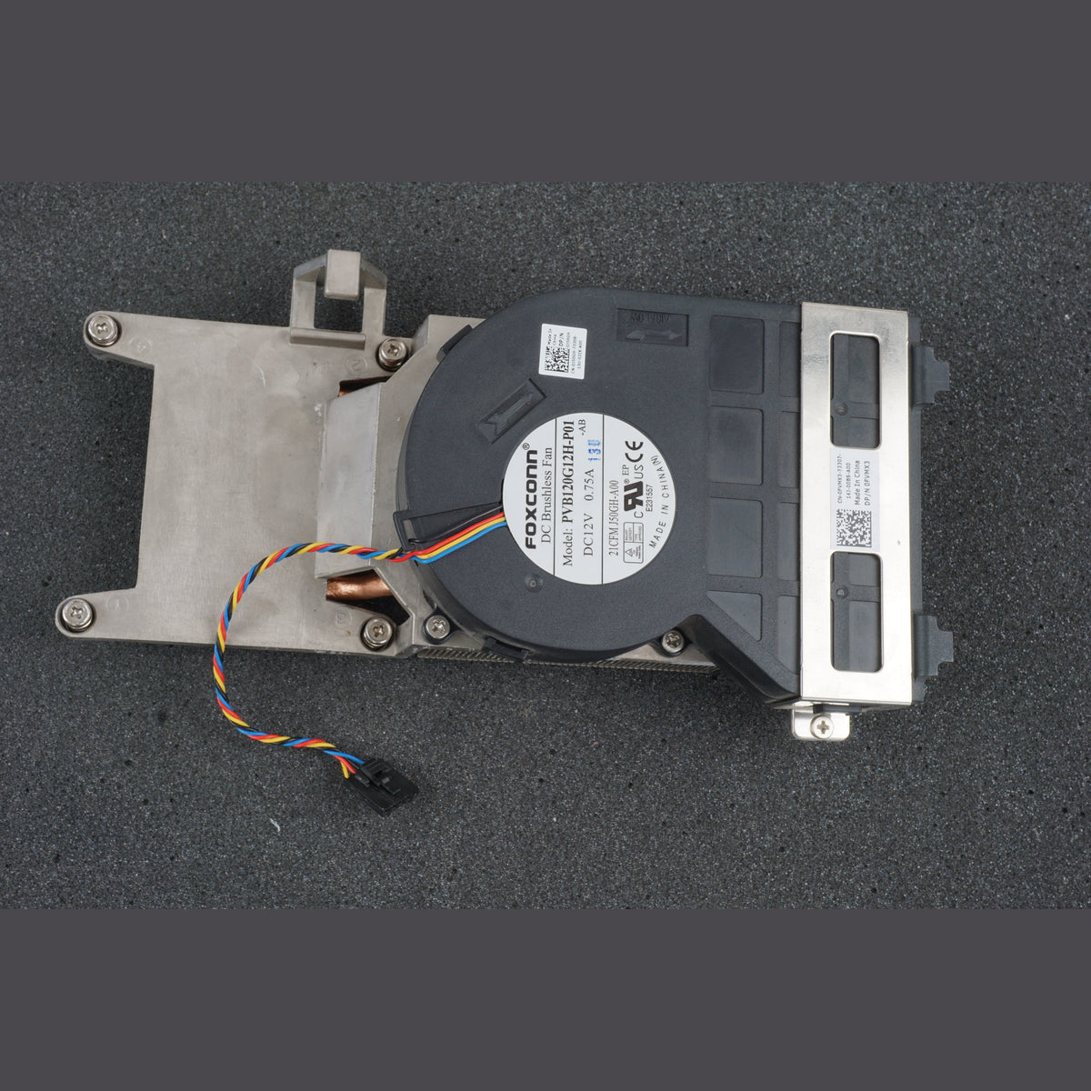 Dell FVMX3 0FVMX3 637NC 0637NC Heatsink & Fan J50GH Foxconn PVB120G12H-P01