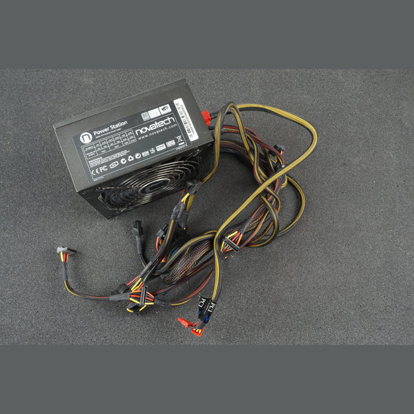 Novatech Power Station 500w Modular Power Supply with 2xsata 1xmolex 1x6+2