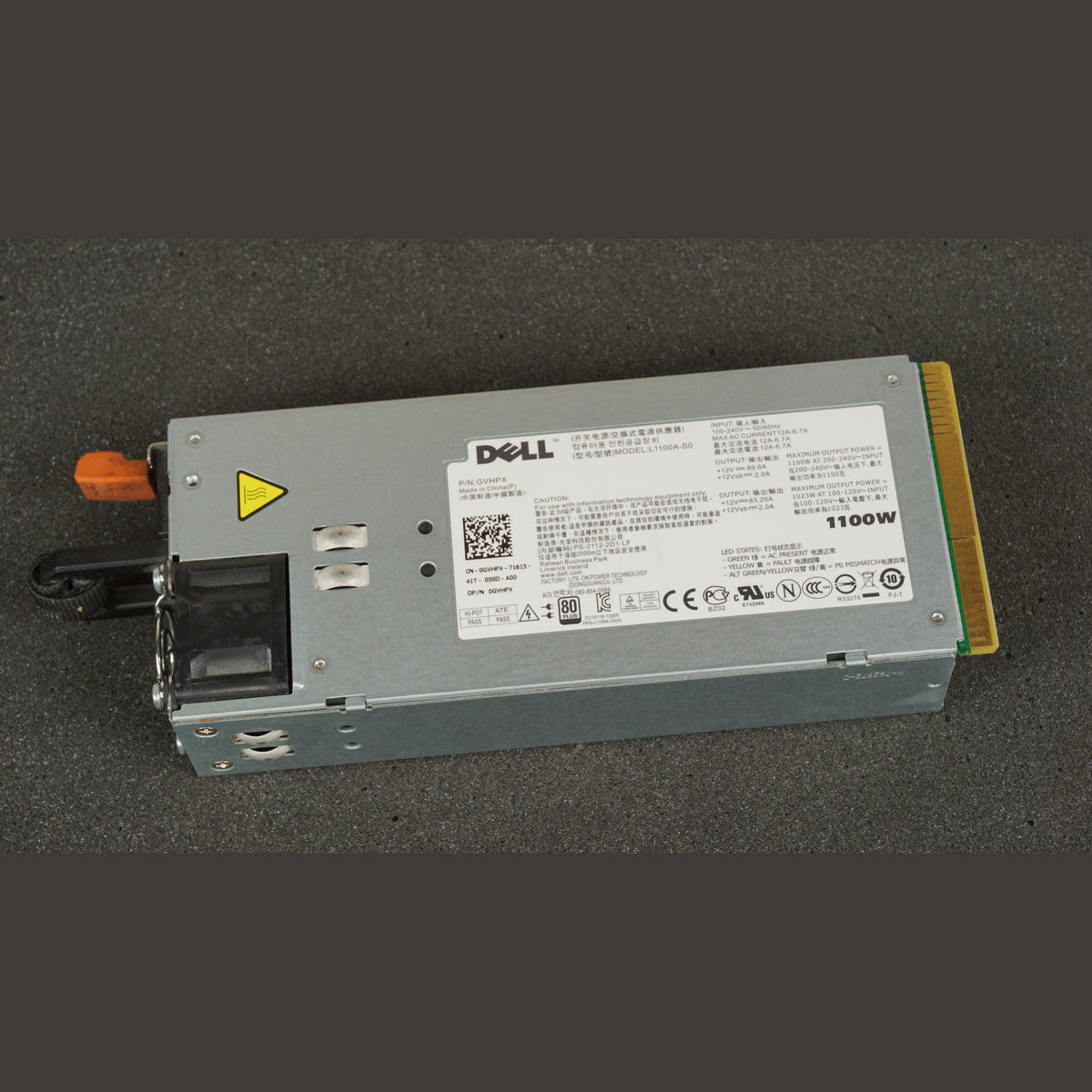 GVHPX 0GVHPX Dell Power Supply 1100W PSU
