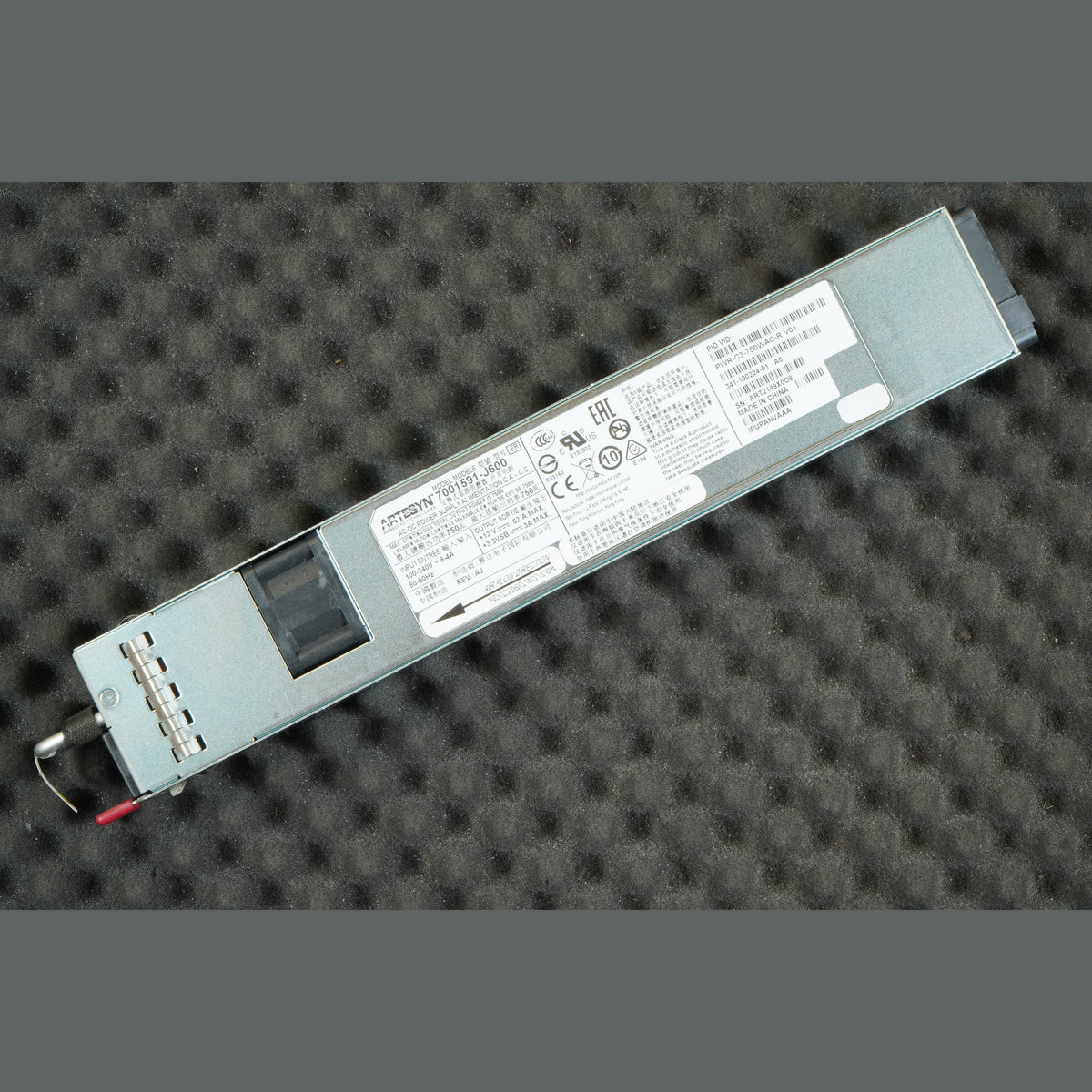 PWR-C3-750WAC-R Cisco 341-100224-01 Power Supply Artesyn 7001591-J600 750w PSU