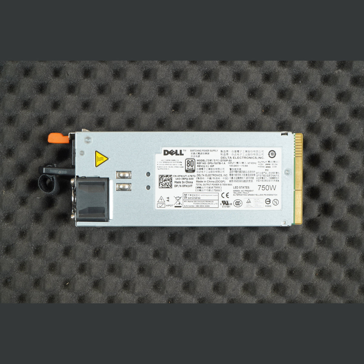 Dell FN1VT 0FN1VT Power Supply Delta D750P-S0 750W PSU