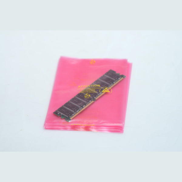 100 x Pink Anti-Static Bags 4.25" x 6" x .075mm For RAM