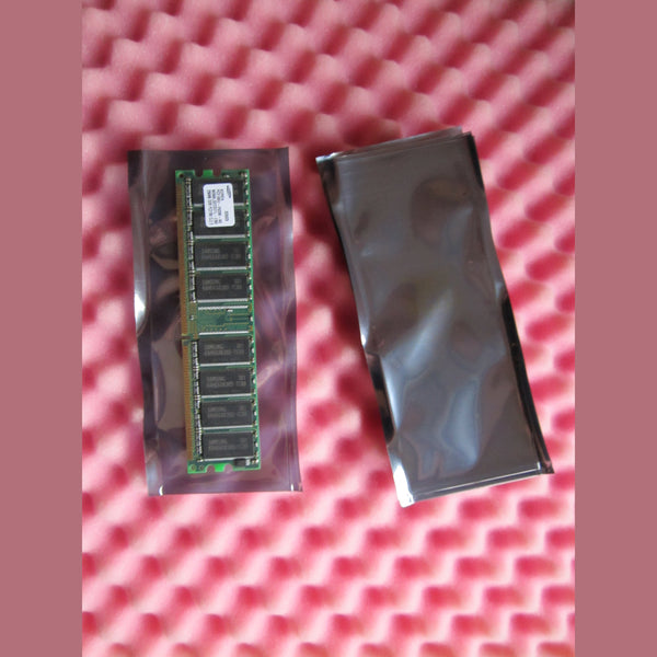 100 Metalized Anti Static Shielding Bags For Memory RAM 51x152mm Antistatic