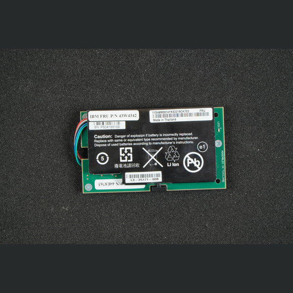 IBM FRU 44E8763 Servraid MR10i with 43W4342 Battery BBU
