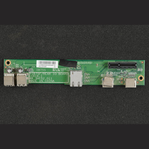 Lenovo FRU 03T6583 Rear i/o Panel Board USB LAN HDMI ThinkCentre 92z