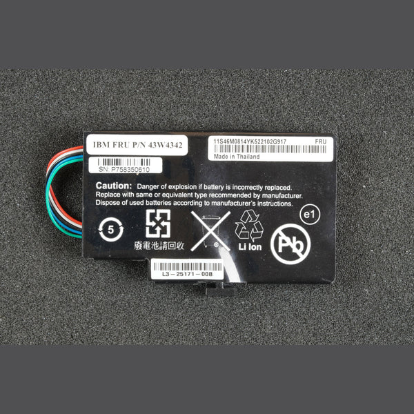 IBM FRU 43W4342 ServeRAID-MR10i BBU Back up Battery L3-25171-007