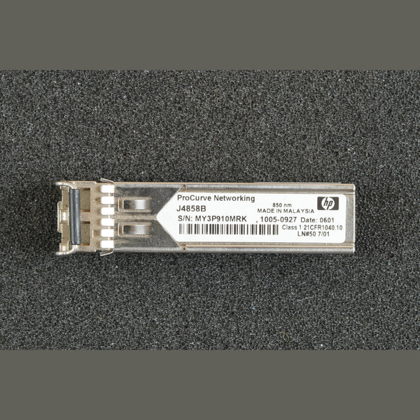 HP J4858B Procurve 1000BASE-SX 850nm SFP Transceiver Module LC Mini-GBIC