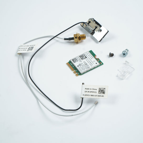 Dell P9YC5 YC3XX Optiplex 3020 Mini wireless cables and 8XG1T WiFi Card