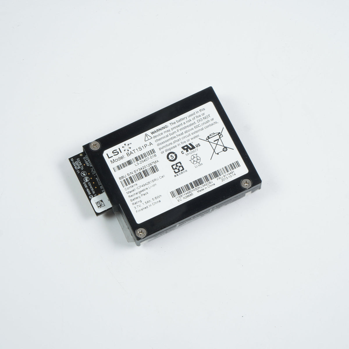 IBM FRU 81Y4491 LSI BATT1S1P-A RAID BBU Battery